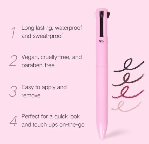4-IN-1 MAKEUP PEN(Eye Liner, Brow Liner, Lip Liner, & Highlighter)